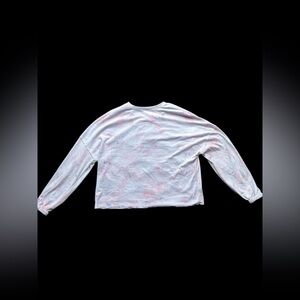 ✨White and pink Tie-Dye Long sleeve shirt✨